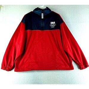 USA Olympic Committee Jacket Mens Jacket Blue Tag Size L (27) Sport